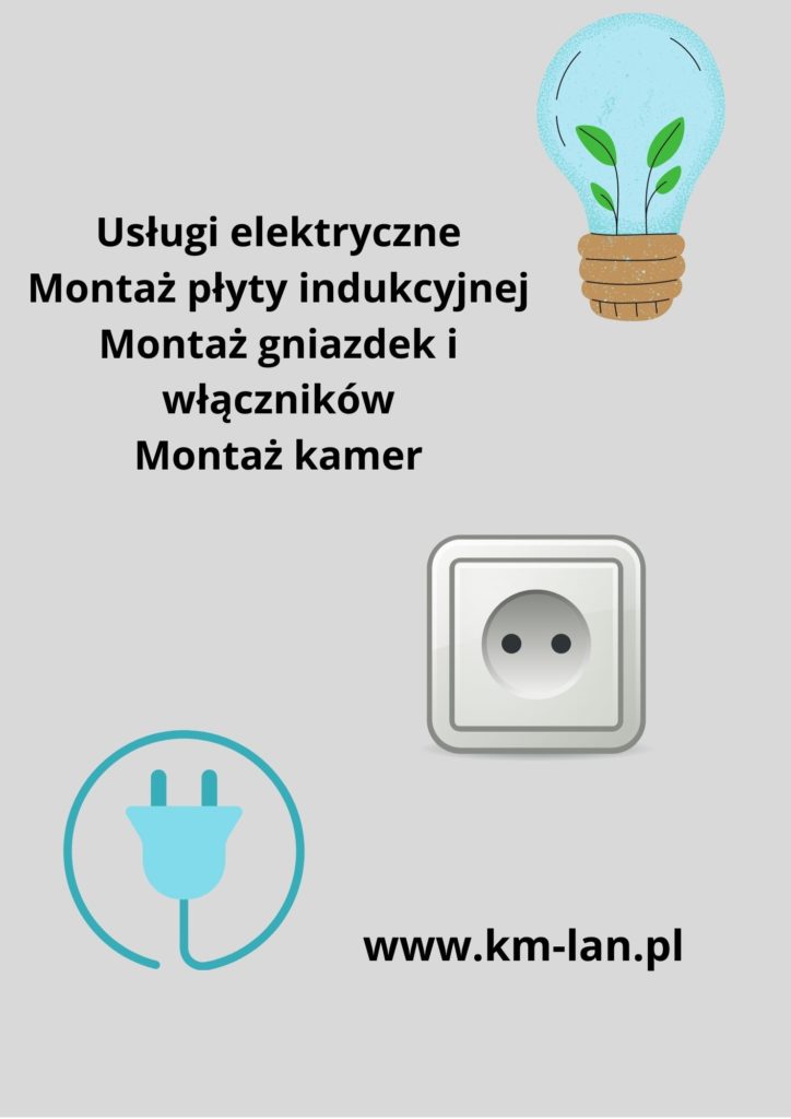 usługi elektryczne gniazdko elektryczne