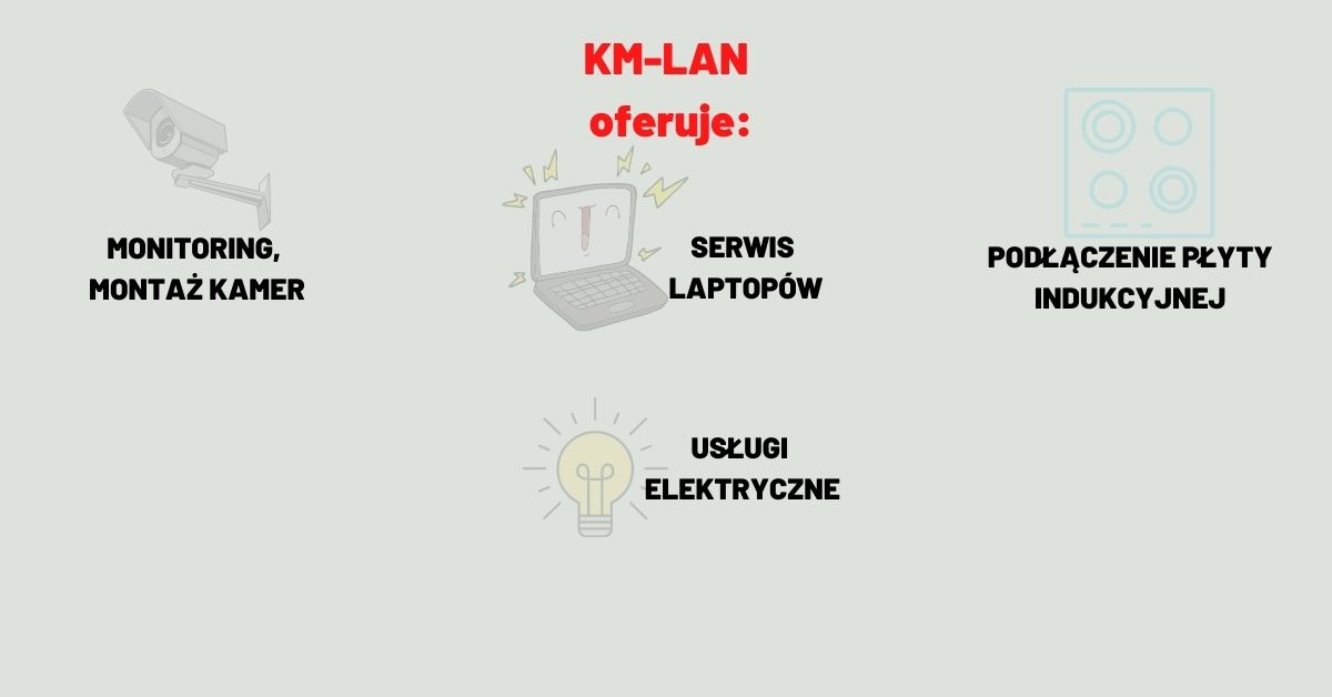 Serwis komputerowy i Usługi Elektryczne Km-lan